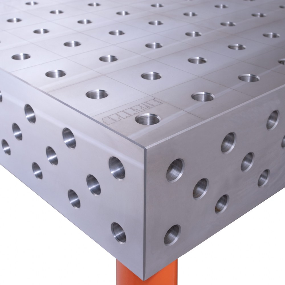 Stół spawalniczy Spartus Ferros 3D 1200x1200x200 mm róg stolu spawalniczego